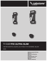 Cabstone TV EasyFix UltraSlim XL Guía del usuario