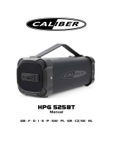 Caliber HPG525BT El manual del propietario