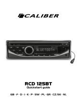 Caliber RCD125BT Guía de inicio rápido