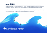 Cambridge Audio Azur 340C Manual de usuario