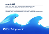 Cambridge Audio Azur 340T Manual de usuario