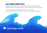 Cambridge Audio Azur 540A V2.0 Manual de usuario