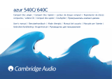 Cambridge Audio AZUR 540C Manual de usuario
