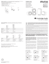 Cambridge Audio minx Series Guía de instalación