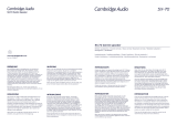 Cambridge Audio SX-70 El manual del propietario