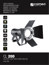 Cameo CLCL200 Manual de usuario