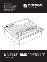 Cameo CLCONTROL6 Manual de usuario