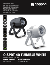 Cameo Q-Spot 40 TW White Manual de usuario