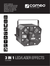 Cameo Storm LED/Laser Effekt Manual de usuario
