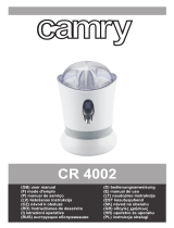 Camry CR 4002 El manual del propietario