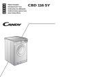 Candy CBD116-37SME Manual de usuario