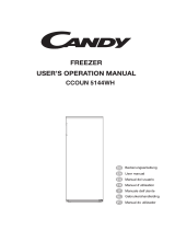 Candy CCOUN 5144WH Gefrierschrank Manual de usuario