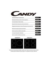 Candy CI642CTT Electric Induction Hob Manual de usuario