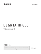 Canon LEGRIA HF G50 Guía de inicio rápido