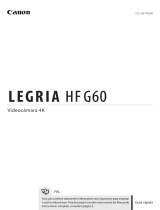 Canon LEGRIA HF G60 Guía de inicio rápido