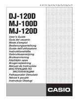 Casio MJ-100D, MJ-120D Manual de usuario