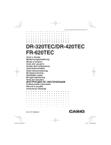 Casio DR-320TEC Manual de usuario
