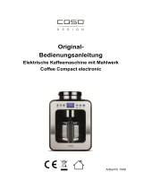 Caso Coffee Compact electronic Manual de usuario