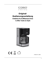 Caso Design CASO Coffee Taste & Style Instrucciones de operación