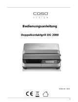 Caso Design CASO DG 2000 Instrucciones de operación