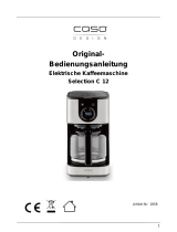 Caso Design Kaffeemaschine Selection - verschiedene Ausführungen Instrucciones de operación