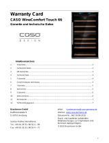 Caso WineComfort Touch 66 Instrucciones de operación