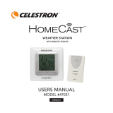 Celestron HomeCast Weather Station Manual de usuario