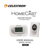 Celestron HomeCast Lite Weather Station Manual de usuario