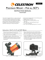 Celestron Piggyback Mount Manual de usuario