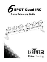 Chauvet 6SPOT Quad IRC Guia de referencia