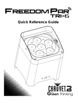 Chauvet Freedom Par Tri 6 Wireless Stage Light El manual del propietario