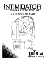 Chauvet Intimidator Wash Zoom 250 IRC Guia de referencia
