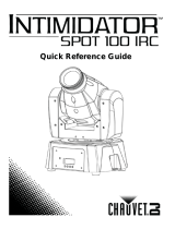 CHAUVET DJ Intimidator Spot 100 IRC Guia de referencia