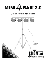 CHAUVET DJ Mini 4BAR 2.0 Guia de referencia