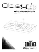 CHAUVET DJ Obey 4 D-Fi 2.4 Guía del usuario