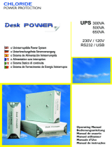 Chloride Desk POWER 650 Ficha de datos