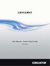 Christie LX41 Manual de usuario