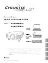 Christie LX120 103-006101-01 El manual del propietario