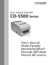 Citizen CD-S500 El manual del propietario