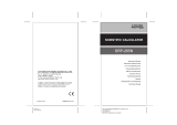 Citizen Systems Calculator SRP-265N Manual de usuario