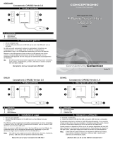 Conceptronic C4PUSB2 Manual de usuario