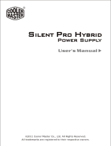 Cooler Master Silent Pro Hybrid 1300W Manual de usuario