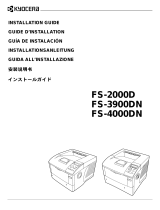 KYOCERA FS 4000DN - B/W Laser Printer Guía de instalación