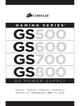 Corsair GAMING SERIES GS600 Manual de usuario