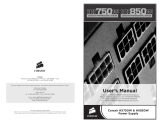 Corsair HX750W Manual de usuario