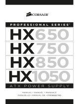 Corsair HX750 Manual de usuario