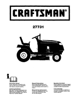 Craftsman 27731 Manual de usuario