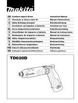 Makita TD020D Manual de usuario