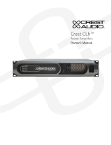 Crest Audio CLh 2500 Manual de usuario