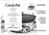 Crock-Pot SCVI600BS-I Manual de usuario